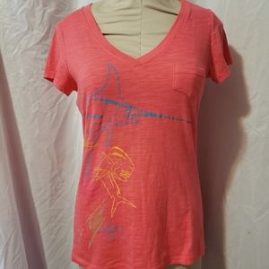 Coral Guy Harvey shirt